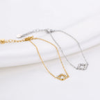 Felicity - Klaver Armband Zirkonia - Stainless Steel