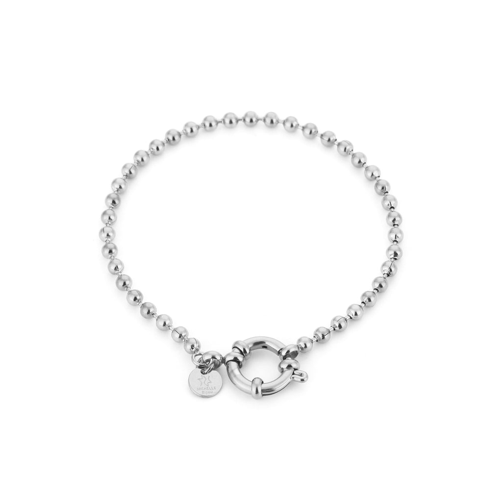 Cordelia - Bolletjes Armband Zilver - Stainless Steel