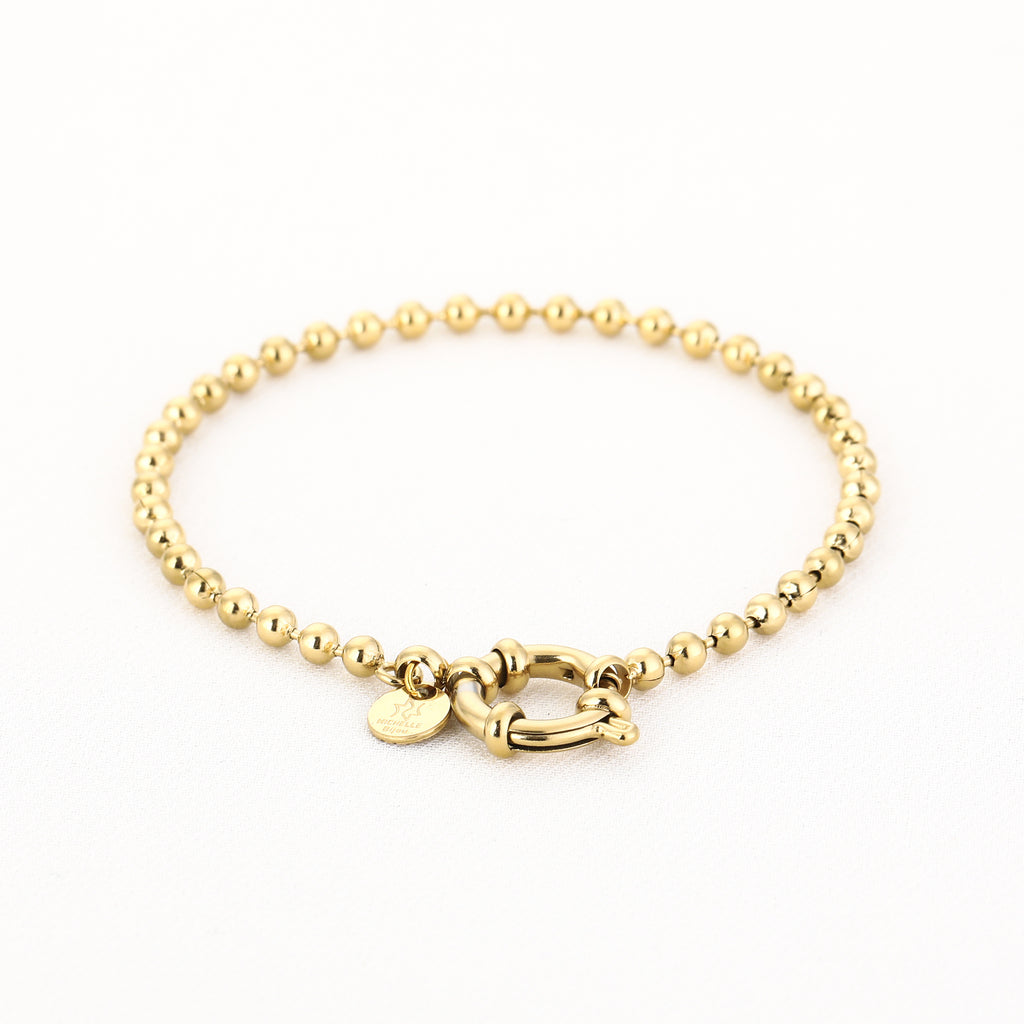 Cordelia - Bolletjes Armband Zilver - Stainless Steel