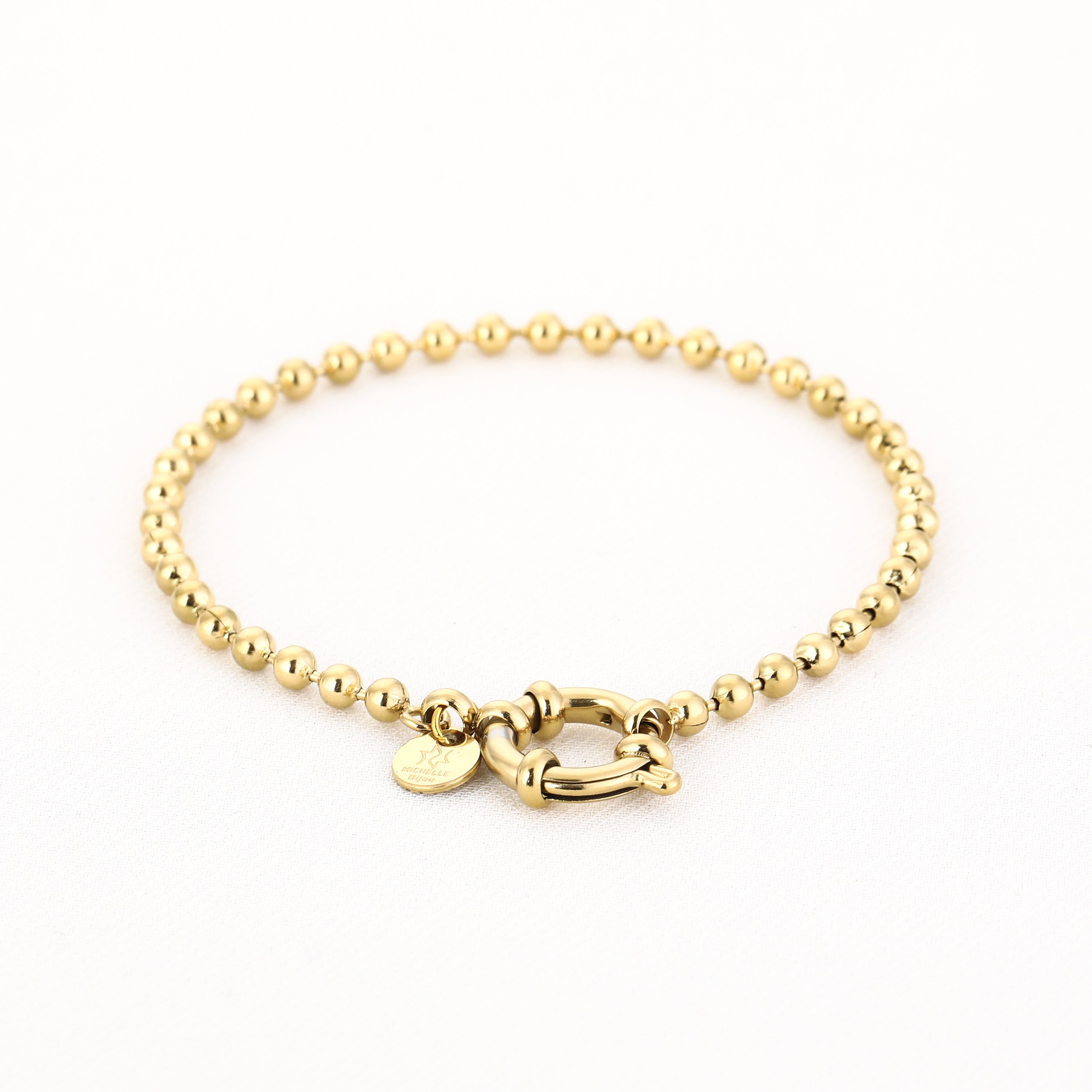 Cordelia - Bolletjes Armband Zilver - Stainless Steel