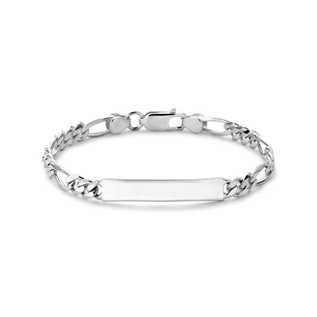 Marcello – Graveerarmband Figaro – 925 Zilver