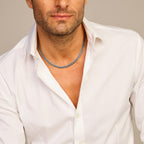 Nero - Massief Gourmette Ketting - 925 Zilver Model