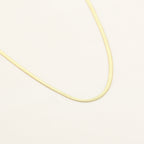 Ophelia - Flat Snake Ketting Goud - Stainless Steel 2