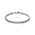 Ravenno – Fantasie Armband – 925 Zilver Geoxideerd Afmeting