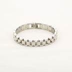 Royale - Zilveren Rolex Schakel Armband - Stainless Steel 2