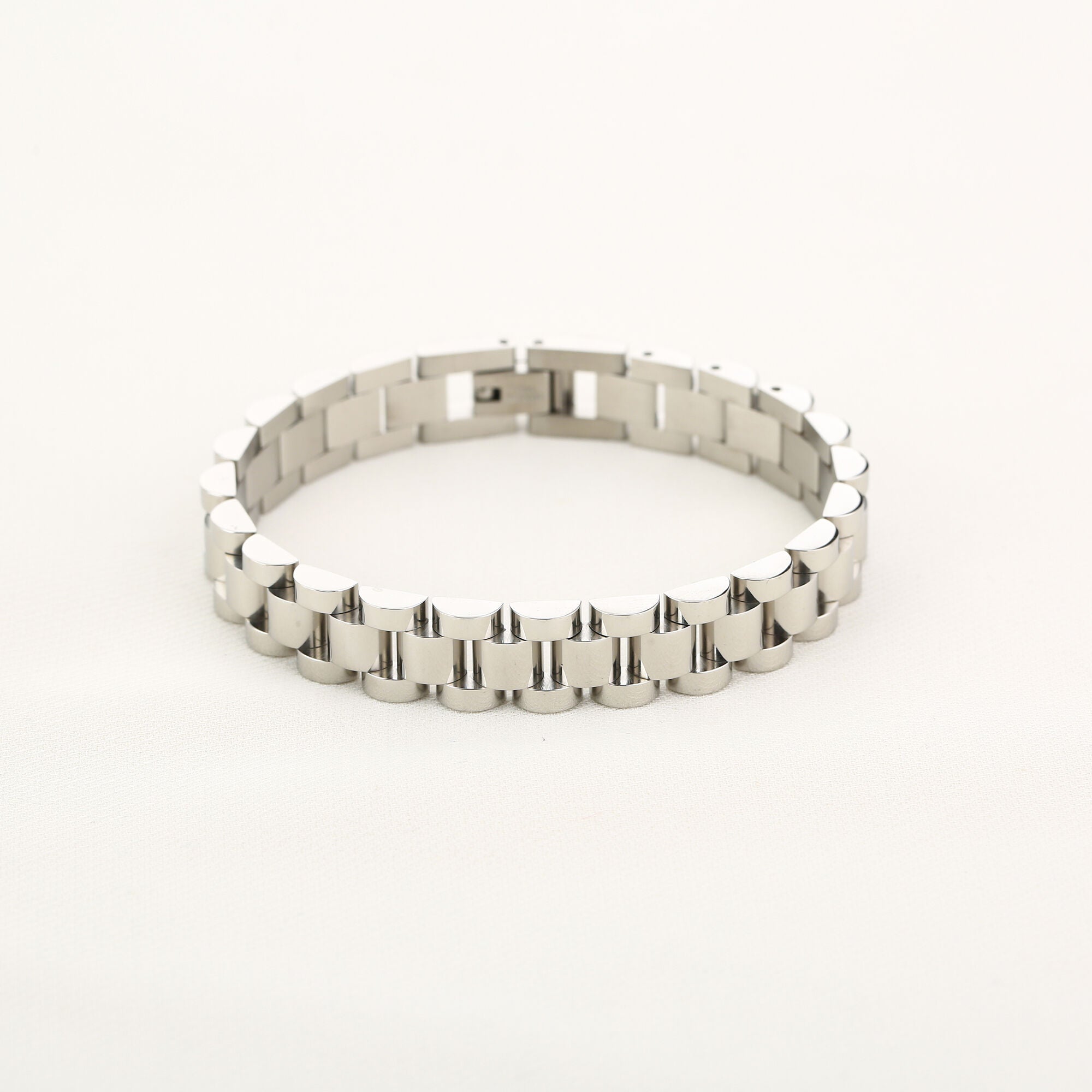 Royale - Zilveren Rolex Schakel Armband - Stainless Steel 2