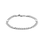 Sebastian – Gourmette Armband Tussenstuk – 925 Zilver