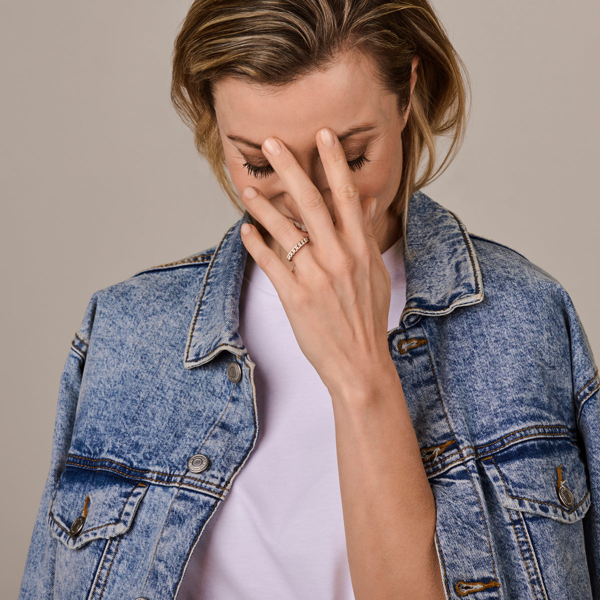 Seraph – Schakelring – 925 Zilver Model