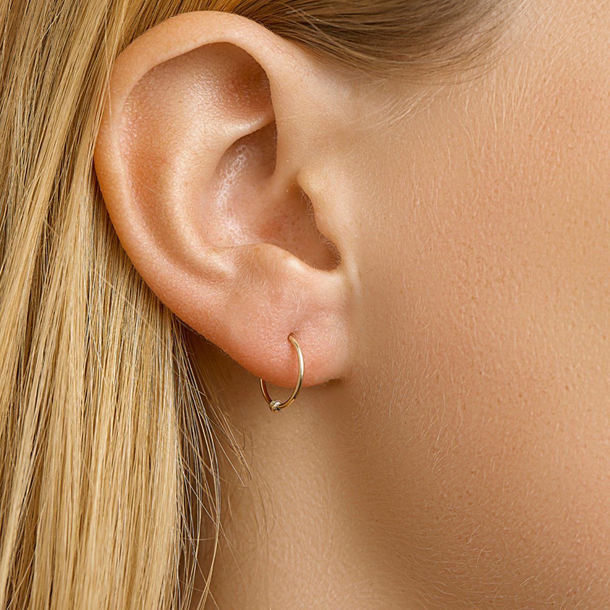 Stellina - Gouden Bolletjes Oorringen 14K Geelgoud - Dames Model