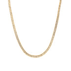 Valentina -  Schakel Tennis Ketting Zirkonia - Stainless Steel