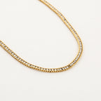 Valentina -  Schakel Tennis Ketting Zirkonia - Stainless Steel 2