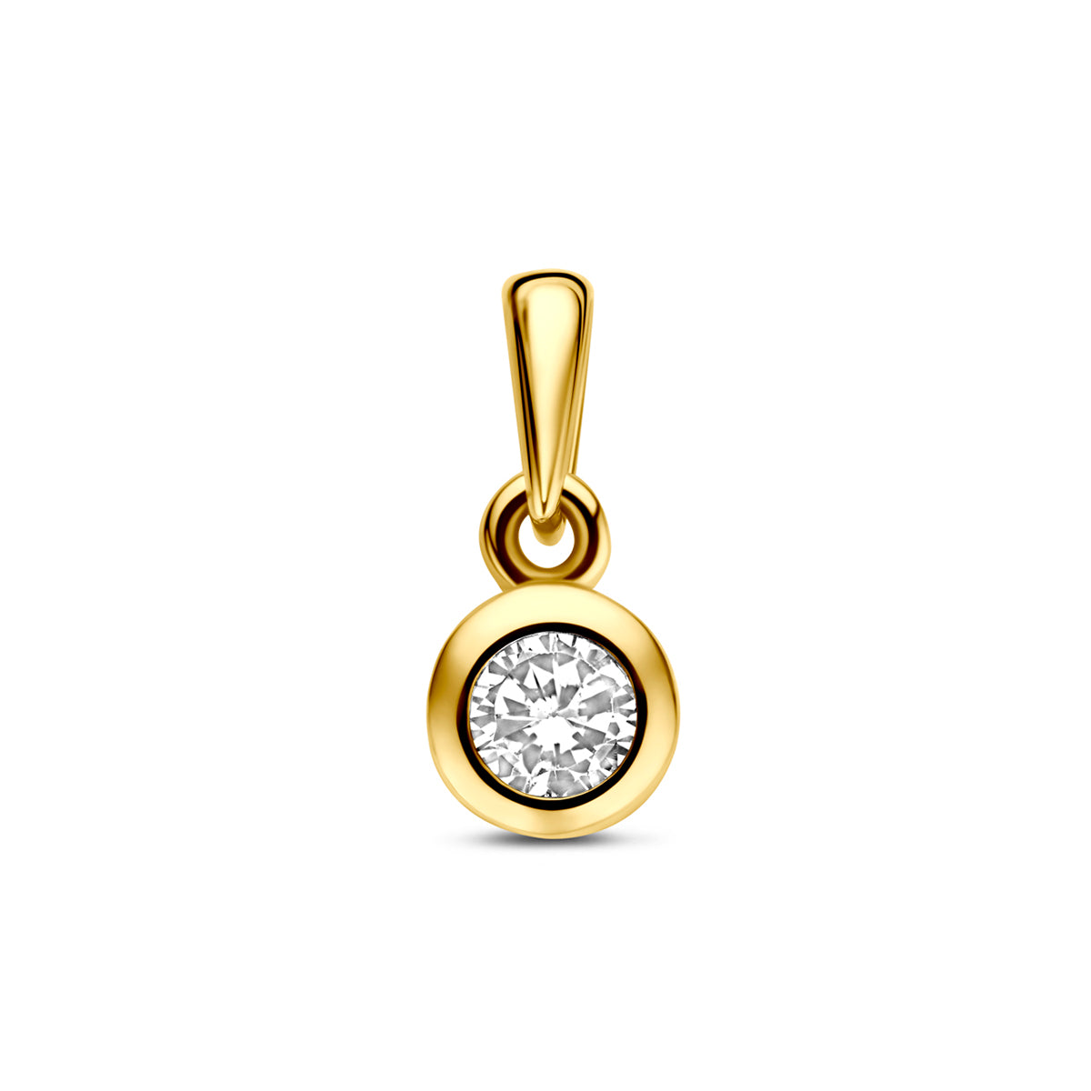 Amalia - 14k Gouden Hanger Zirkonia