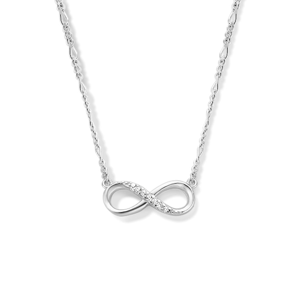 Eterna – Infinity Armband Zirkonia - 925 zilver