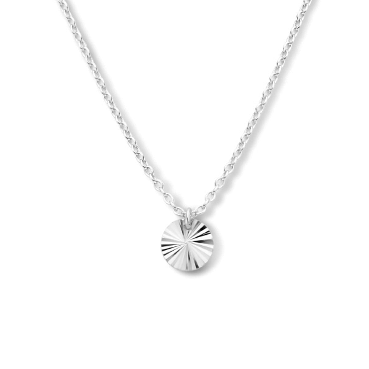 Ketting rondje gediamanteerd