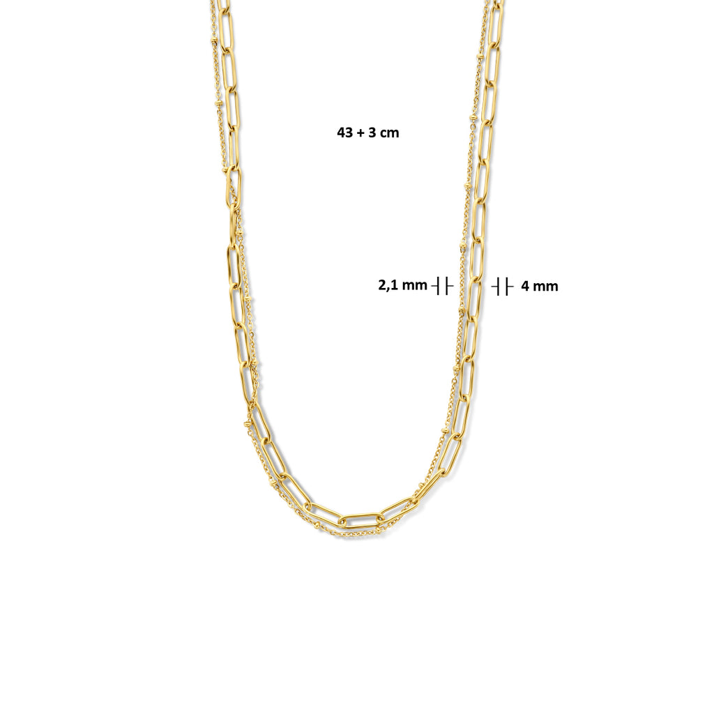 Multi-ketting anker en paperclip ronde buis