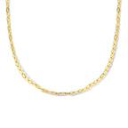 Ketting paperclip plat