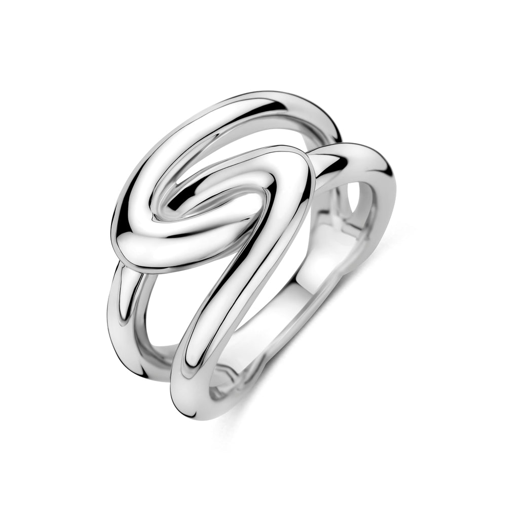 Brede zilveren ring 925 sterling zilver voor vrouwen - City Juwelier