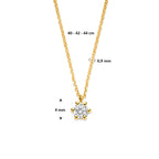 Estellara - Ketting Lab Grown Diamant - 14K Geelgoud