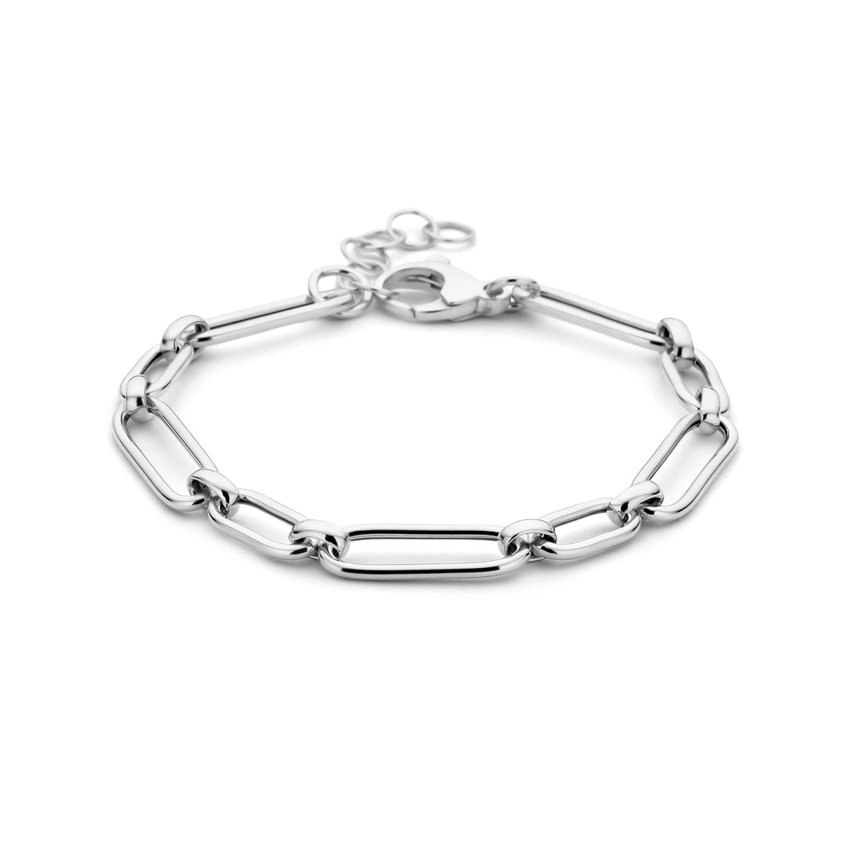 Caterina zilveren schakelarmband 925 zilver voor vrouwen - City Juwelier