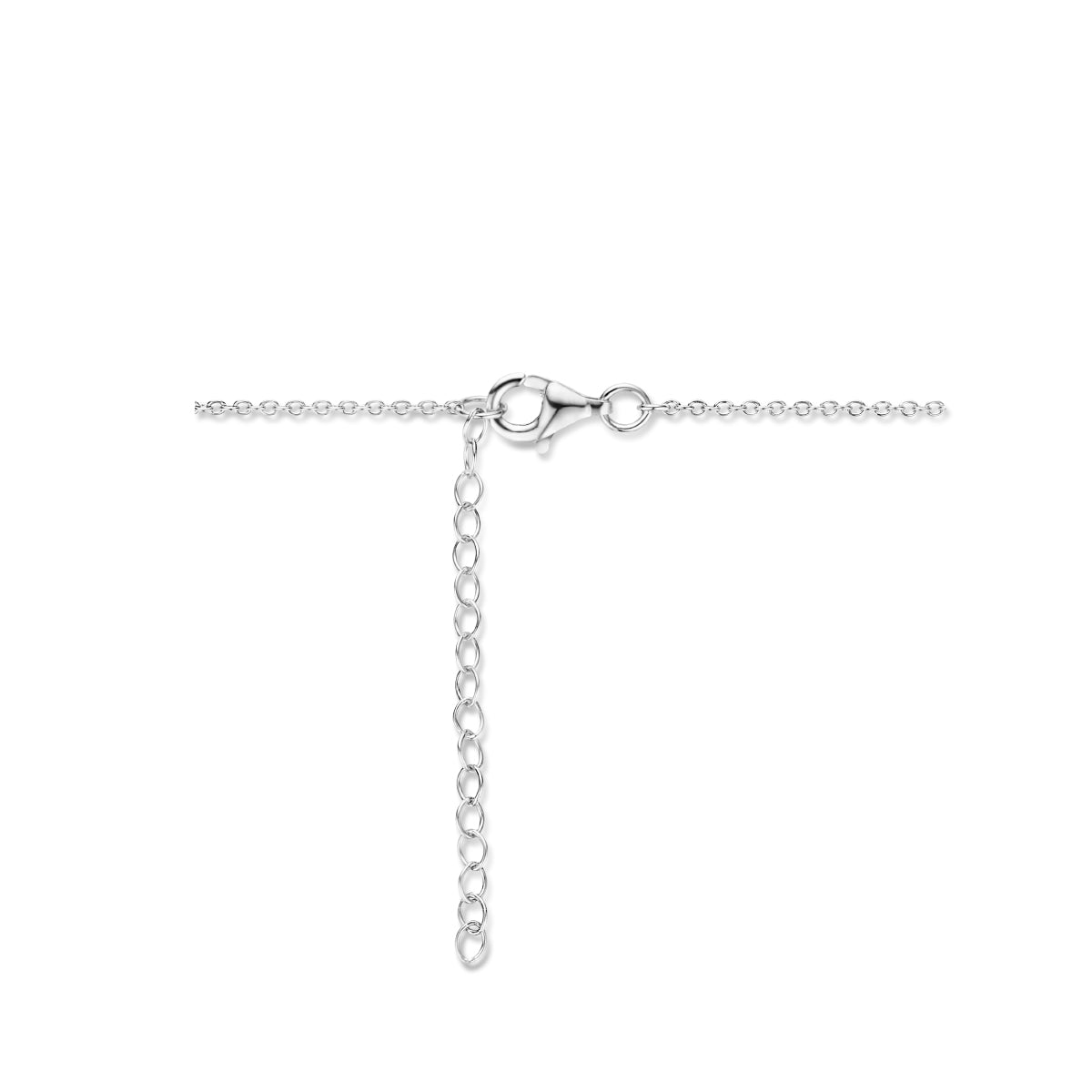 Close-up van zilveren Coeurlisse ketting met infinity symbool - City Juwelier