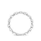 Close-up van zilveren ring met sierlijke hartjes voor vrouwen - City Juwelier