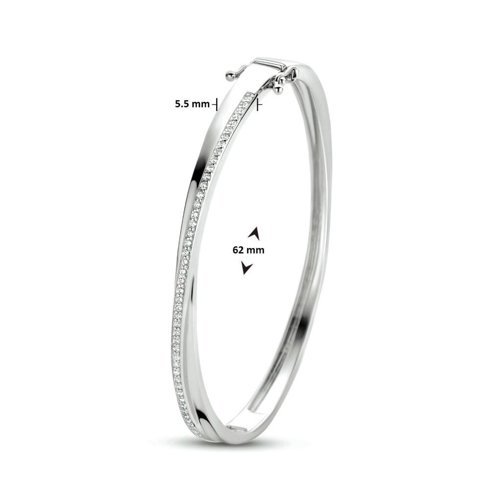 Bangle armband zirkonia