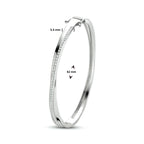 Bangle armband zirkonia