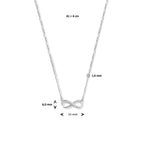 Eterna – Infinity Armband Zirkonia - 925 zilver