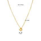 Ketting rondje gediamanteerd