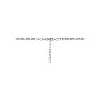 Detail karabijnsluiting zilveren ketting met koffieboon - City Juwelier