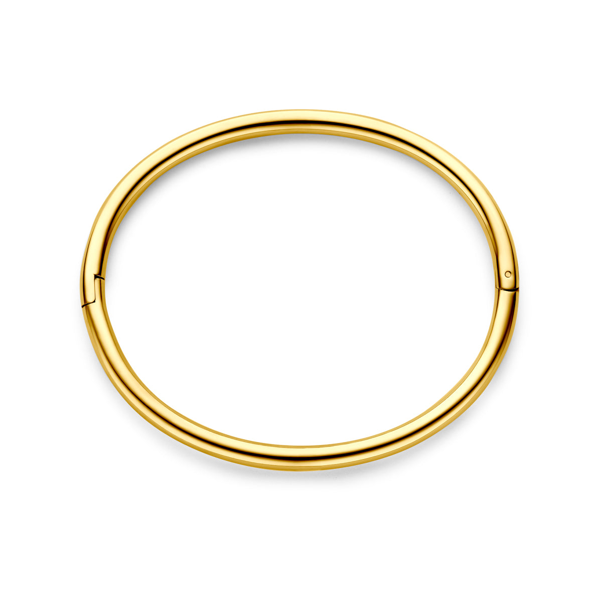 Detail scharniersluiting gouden armband dames - City Juwelier