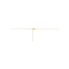 Detail van elegante gouden ketting Zircalette - City Juwelier