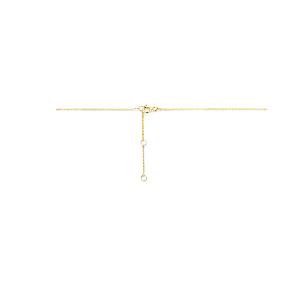 Detail van gouden ketting met verstelbare lengte - City Juwelier