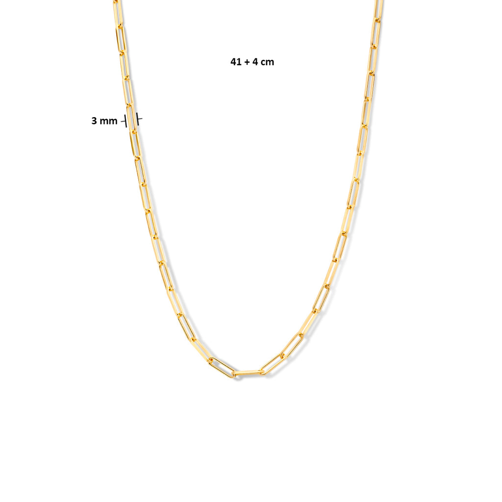 Aurora – Paperclip Ketting - 925 zilver