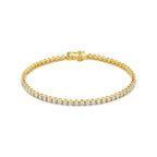 Tennalise - Diamanten Tennisarmband - 14K Geelgoud