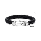 Rivaro – Leren Armband - Zilver 925