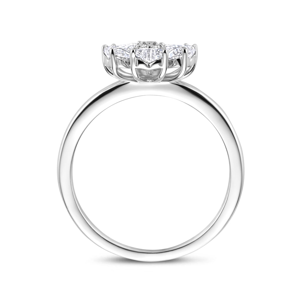 Flora - Zirkonia Ring – 925 Zilver