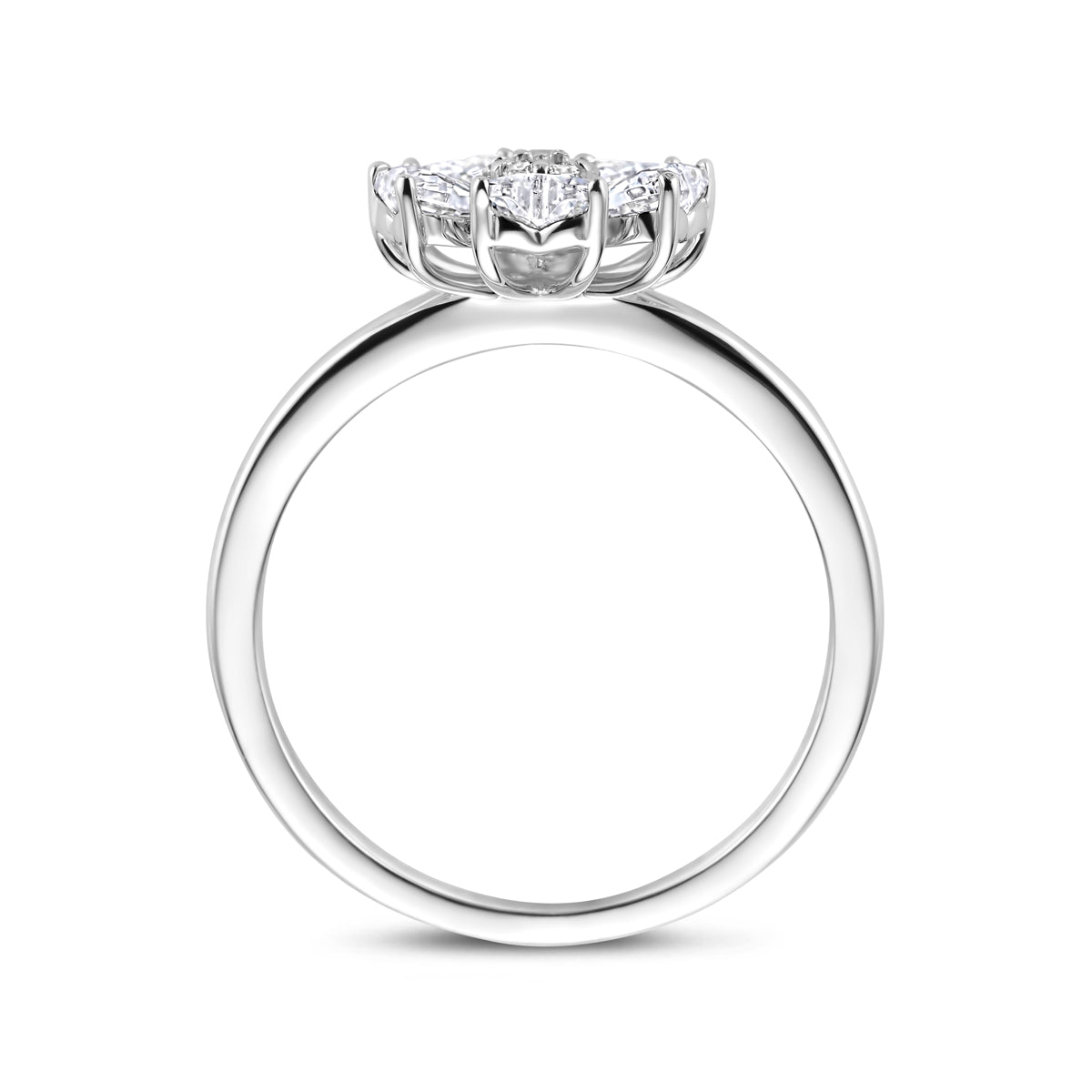 Flora - Zirkonia Ring – 925 Zilver