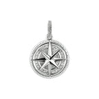 Geoxideerde zilveren heren hanger met ster - Stellaris 925 zilver - City Juwelier