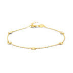 Gouden armband met ronde plaatjes voor vrouwen - City Juwelier