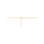 Gouden dames ketting met karabijnsluiting close-up - City Juwelier