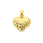 Gouden hart hanger 14K geelgoud voor vrouwen valentijn cadeau - City Juwelier