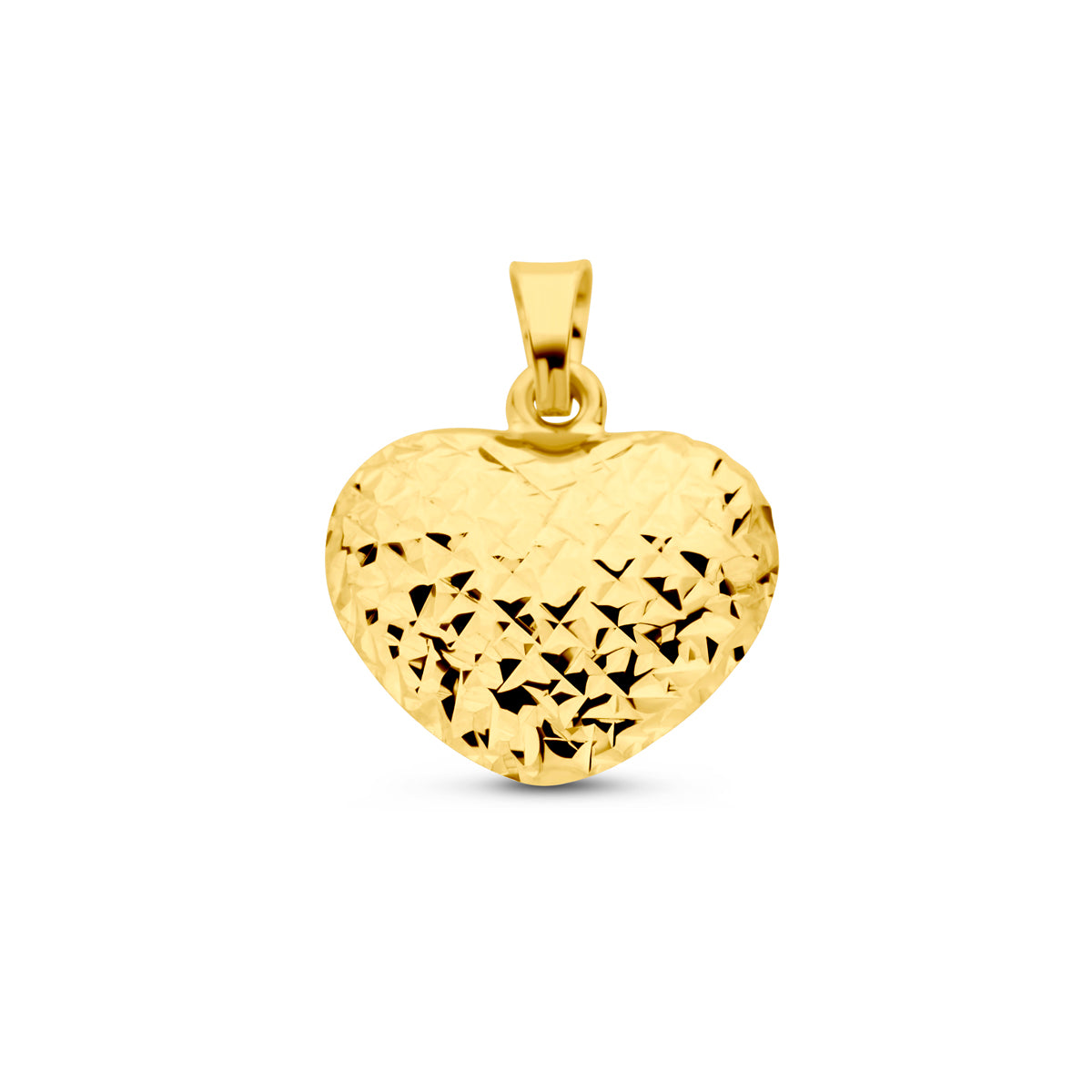 Gouden hart hanger 14K geelgoud voor vrouwen valentijn cadeau - City Juwelier