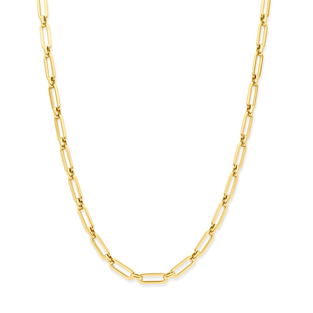 Gouden ketting met grove schakels voor vrouwen - City Juwelier