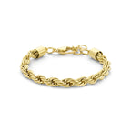 Gouden koord armband voor vrouwen met ion plating - City Juwelier