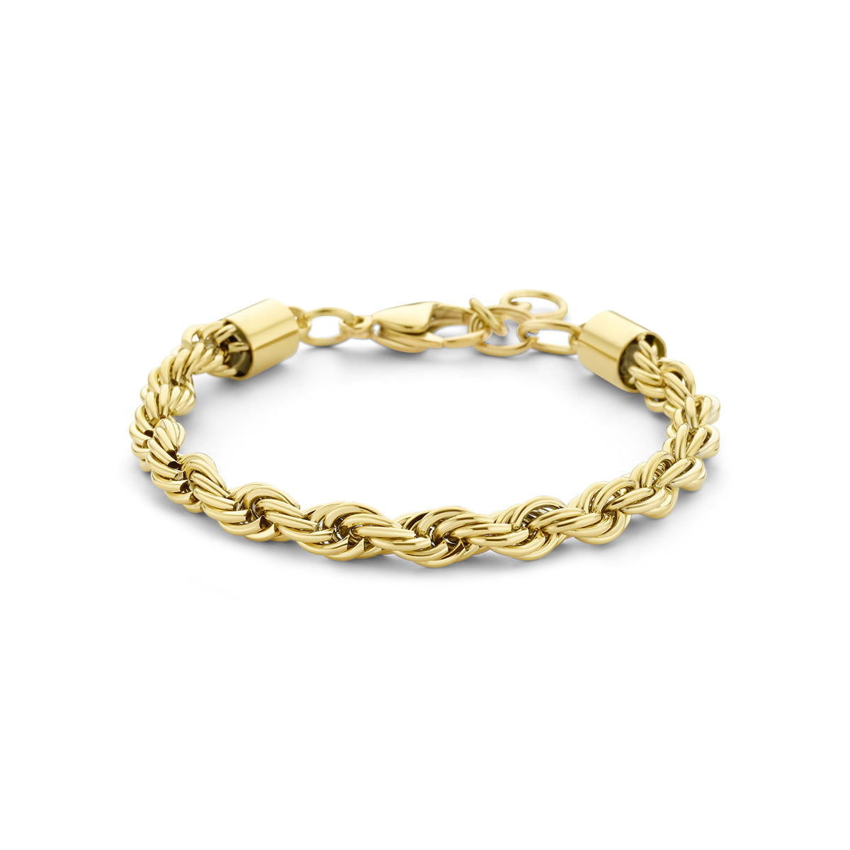 Gouden koord armband voor vrouwen met ion plating - City Juwelier