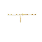 Gouden vergulde ketting 42cm met karabijnsluiting - City Juwelier