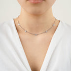 Valentara - Gouden Hartjes Ketting - Stainless Steel