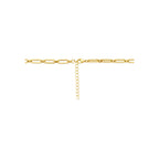 Karabijnsluiting gouden ketting stainless steel - City Juwelier
