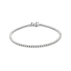 Tennalisse - Tennisarmband met Diamant - Verguld Zilver